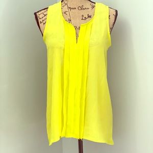 BCBG Electric Green Top